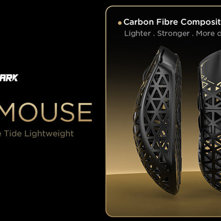 ATTACK SHARK R5 Ultra Carbon Fiber Wireless 8K Gaming Mouse 39g SUPERLIGHT, PixArt PAW3950MAX Gaming Sensor, 8000Hz Wireless Pol