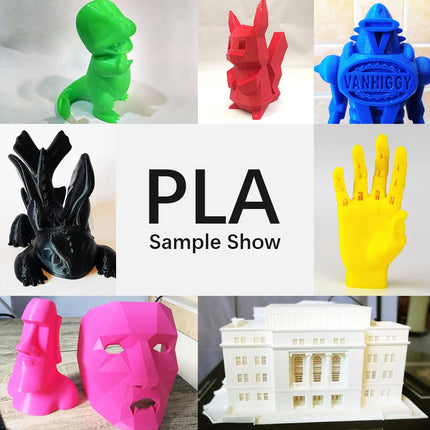 JAYO 3D Printer Filament  PETG PLA HSMPETG PLA PLUS 1.75mm 5Rolls 3D Printing Materials for 100% No Bubble &FDM 3D Pen DIY Gift