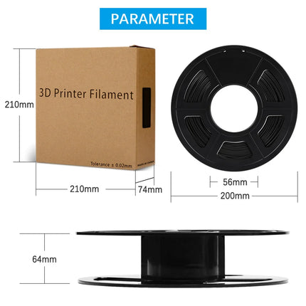 JAYO 3D Printer Filament  PETG PLA HSMPETG PLA PLUS 1.75mm 5Rolls 3D Printing Materials for 100% No Bubble &FDM 3D Pen DIY Gift