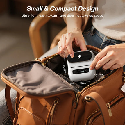 Phomemo M220 Bluetooth Thermal Label Printer 20-75mm Portable 203DPI Label Maker for Barcode Address Mailing File Labels