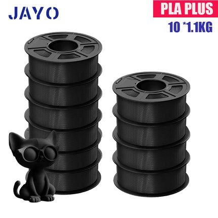JAYO 10 Rolls PLA Plus / PETG / High Speed Matte PLA / PLAFilament 175mm No Bubbles Smooth Multiple Colors Optional for 3D Print