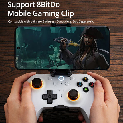 8BitDo Ultimate 2 Wireless 2.4G Gaming Controller with Charging Dock, TMR Joystick Bluetooth Gamepad for PC, Windows ,Android