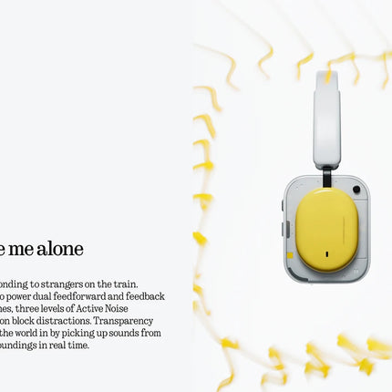 NOTHING Headphone (a) Wireless Bluetooth Headphone Long Battery Life 40 Db Active Noise Cancelling Hi Res Ldac Ip52 Waterproof