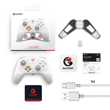 GameSir Cyclone 2 Wireless Controller for Nintendo Switch 2 / iPhone / Android, Bluetooth Gamepad with Hall Effect Triggers
