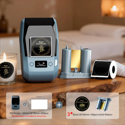 Niimbot M2 Thermal Transfer Label Printer 300 DPI High Definition Wireless 20-50 MM Print Width Label Maker Support Phone/PC