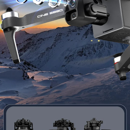 S880 MAX Professional GPS Drone With 8K HD Camera Screen Remote 3 Axis Gimbal Obstacle Avoidance FPV Brushless RC Quadcopter Toy