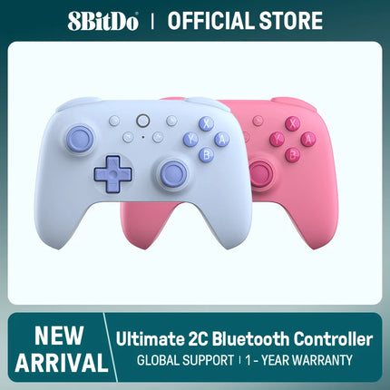 8BitDo - Ultimate 2C Wireless Hall Effect Joysticks Bluetooth Gaming Controller for Nintendo switch 2, 1, oled Lite
