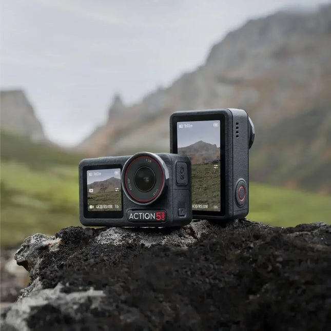 DJI Osmo Action 5 Pro 1/1.3" Sensor Action Camera Dual OLED High-Brightness Touchscreens 4hrs Extended Battery Life