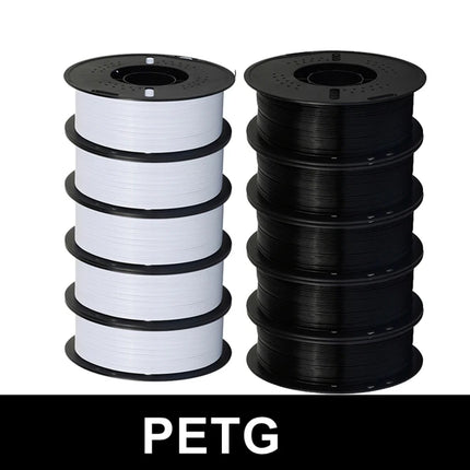 KINGROON 10KG(22LBS) PETG PLA Matte HS-PETG Filament 1.75mm High Speed 3D Printer Material Matt PLA 1kg*10 Roll Mix Color, Local