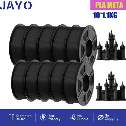 JAYO 10 Rolls PLA Plus / PETG / High Speed Matte PLA / PLAFilament 175mm No Bubbles Smooth Multiple Colors Optional for 3D Print