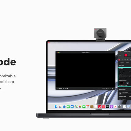 OBSBOT Meet SE 1080P 100FPS Webcam for PC, AI Framing Streaming Camera with 1/2.8" Sensor, Beauty Mode, Gesture Control, HDR
