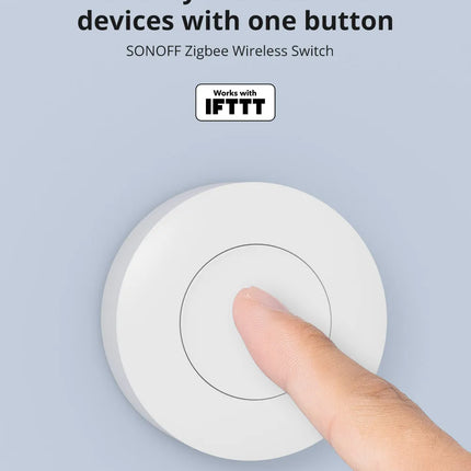 SONOFF SNZB-01P Smart Zigbee Wireless Switch 1-10PCS Smart Scene via eWeLink Two-Way Control with TX Ultimate NSPanel Pro Switch