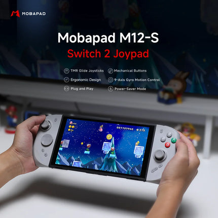 MOBAPAD M12 S/HD Gaming Controller for Nintendo Switch 2 with TMR Sticks, Mechanical Buttons Joypad for Switch2 Console