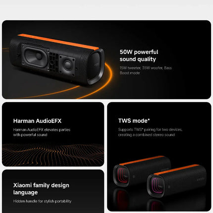 Xiaomi Sound Party Global Version Wireless Bluetooth Speaker Portable Smart Home Audio System Powerful Bass Long Range