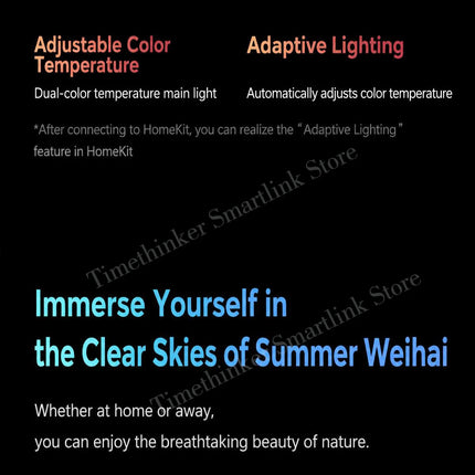 Aqara Ceiling Light T1 ZigBee Adjustable Color Temperature 2700K-6500K Ambient Lighting Living Room Bedroom Lamp For Homekit APP