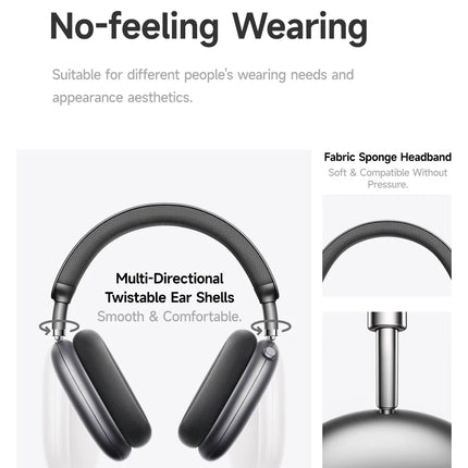 Picun F8 Pro ANC Wireless Headphones Head Tracking 3D Spatial Audio -52dB ANC HIFI Bluetooth Headset ENC HD Mic Low-Latency APP
