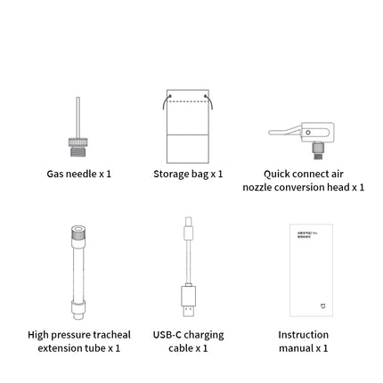 New MIJIA Air Pump 2 Pro Portable Electric Air Compressor Mi Inflatable Treasure 150psi High Pressure Motorcycle Car Soccer