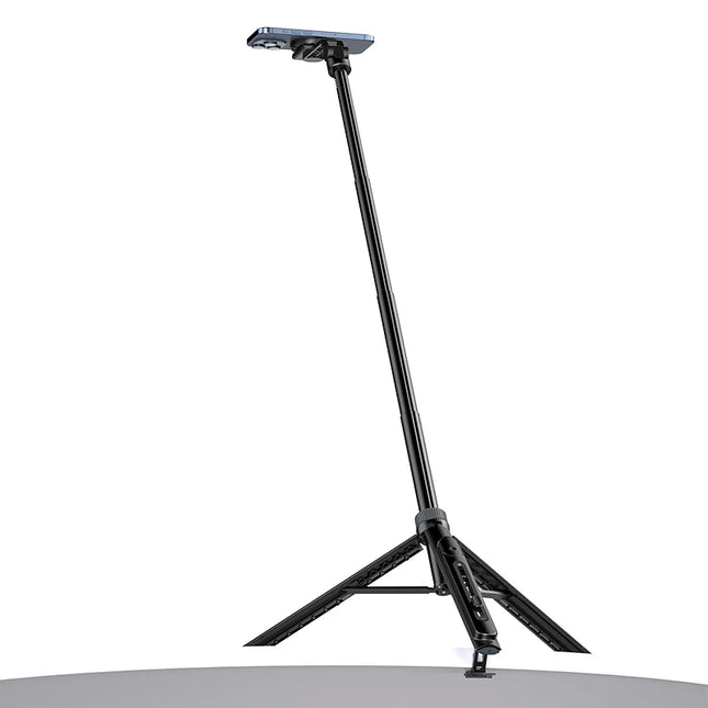 Ulanzi TT88 Overhead Tripod for Phone With Magnetic Clamp Double Cold Shoe Remote Controller Light Desktop Shoot Mantis Bracket
