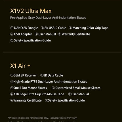 ATK Blazing Sky X1V2/X1 Air+ Wireless Mouse Dual Mode Paw 3950ultra 8k Return Rate Custom Ergonomics E-Sport Gaming Ofiice Mouse