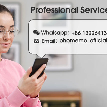 Phomemo M220 Bluetooth Thermal Label Printer 20-75mm Portable 203DPI Label Maker for Barcode Address Mailing File Labels