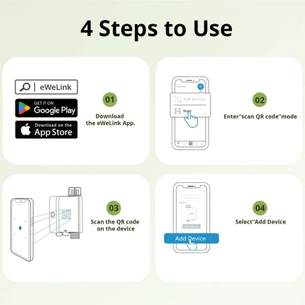 SONOFF SWV Zigbee Smart Water Valve IP55 Automatic Irrigation Easy Install Remote Control Time Schedule via eWeLink Alexa Google