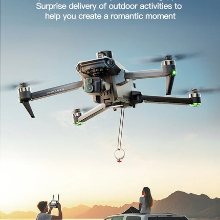Wing 6 GPS Aerial Photography Fishing Drone 8K Camera Anti-Strong Wind Lifting Avoid Obstacles 360° 800M High One-Key Return