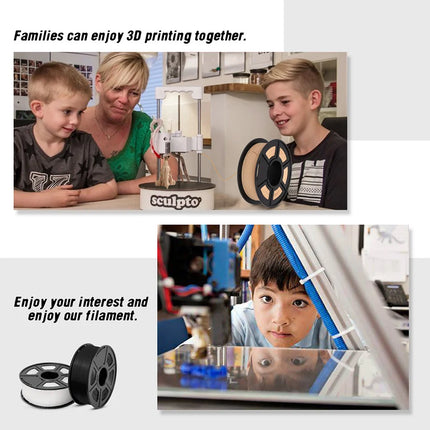 JAYO 3D Printer Filament  PETG PLA HSMPETG PLA PLUS 1.75mm 5Rolls 3D Printing Materials for 100% No Bubble &FDM 3D Pen DIY Gift