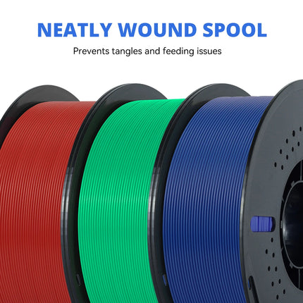 KINGROON 10KG(22LBS) PETG PLA Matte HS-PETG Filament 1.75mm High Speed 3D Printer Material Matt PLA 1kg*10 Roll Mix Color, Local