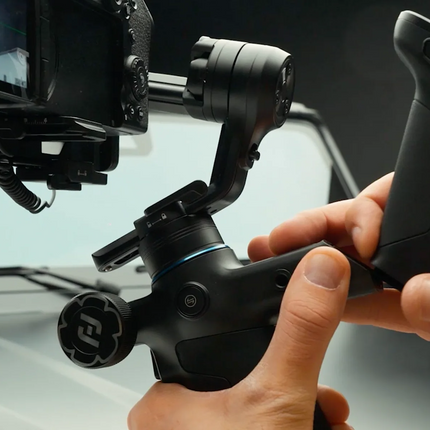 FeiyuTech SCORP Mini 3 Pro Camera Gimbal Stabilizer, AI Tracking, Detachable Handle, Vlogging, Mirrorless Action Cameras, Phones