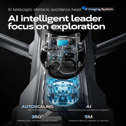 Wing 6 GPS Aerial Photography Fishing Drone 8K Camera Anti-Strong Wind Lifting Avoid Obstacles 360° 800M High One-Key Return