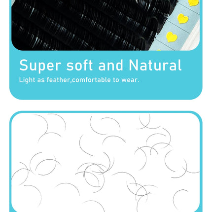 Abonnie Cashmere Classic Individual Eyelashes Extensions Ultra Matte Black Lashes Fluffy Cilia All Size Cilios
