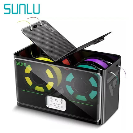 SUNLU S4 3D Filament Dryer Support PLA PETG PLA + 4 Rolls 1KG 1.75/2.85/3MM Filament Gear Easy Operation Free And Fast Shipping