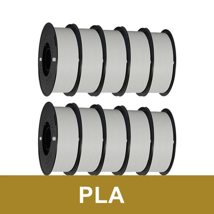 KINGROON 10KG(22LBS) PETG PLA Matte HS-PETG Filament 1.75mm High Speed 3D Printer Material Matt PLA 1kg*10 Roll Mix Color, Local