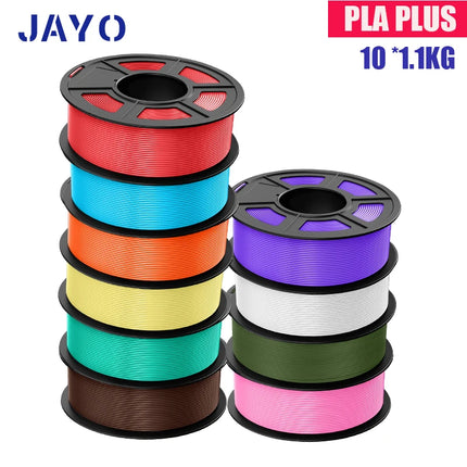 JAYO petg/PLA PLUS/High speed matte PETG /PLA filament 175mm no bubbles smooth multiple colors optional for 3D printing 10Rolls