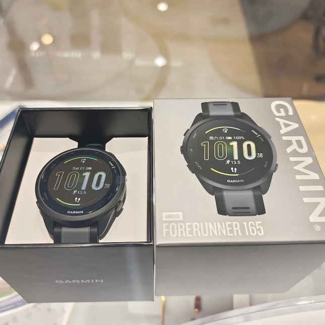 【Ship From AU】Garmin Forerunner 165 GPS Running Smartwatch AMOLED Touchscreen 11 Days Battery Life Training Metrics