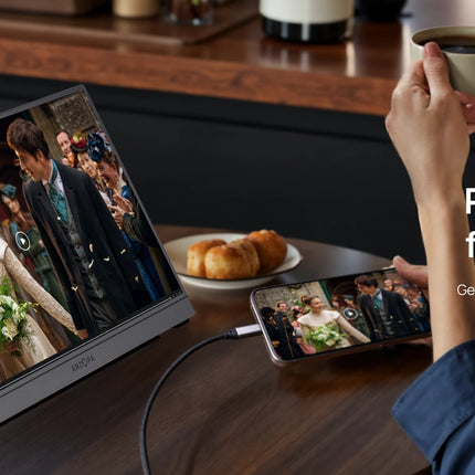 ARZOPA 16.1'' 2.5k Portable Monitor 180hz IPS 16:10 100%sRGB External Monitor for Laptop PS4/5 Switch MAC With HDMI/USB C Z3FC