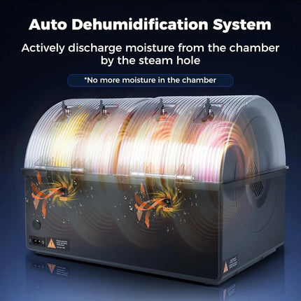 Sovol Filament Dryer 4 Spools, with 85℃ Max Temp, Auto Dehumiditification and Sealed Storage, Dual Independent Heating Chambers