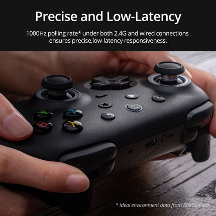 8BitDo Ultimate 2 Wireless 2.4G Gaming Controller with Charging Dock, TMR Joystick Bluetooth Gamepad for PC, Windows ,Android