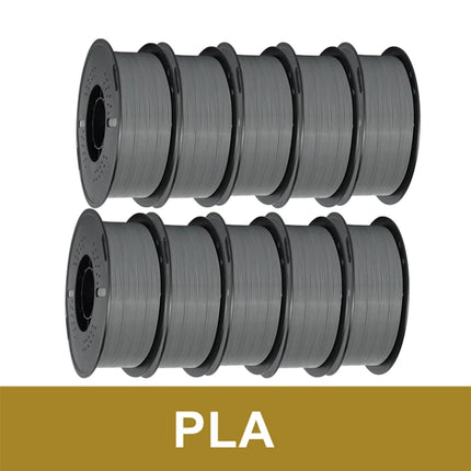 KINGROON 10KG(22LBS) PETG PLA Matte HS-PETG Filament 1.75mm High Speed 3D Printer Material Matt PLA 1kg*10 Roll Mix Color, Local