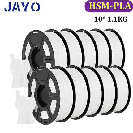 JAYO 10 Rolls PLA Plus / PETG / High Speed Matte PLA / PLAFilament 175mm No Bubbles Smooth Multiple Colors Optional for 3D Print