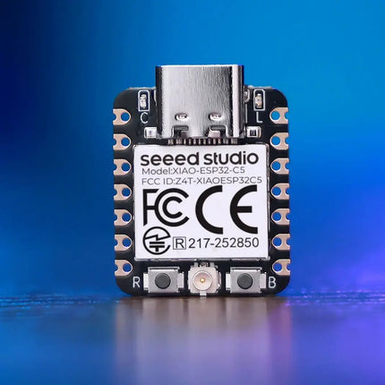 5GHz ESP32 C5 Seeed Studio XIAO ESP32C5 2.4GHz Wi-Fi 6 Module Dev Board RISC-V, Bluetooth IEEE Zigbee Thread Matter HomeKit MQTT