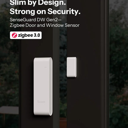 SONOFF SNZB-04PR2 SenseGuard DW Gen2 Zigbee Door/Window Sensor Active Security with Tamper Alerts App Monitoring via ZBBridge-P