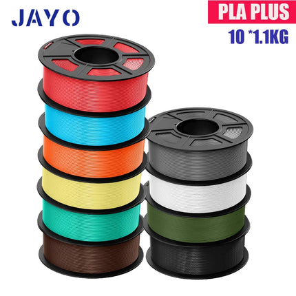 JAYO 10 Rolls PLA Plus / PETG / High Speed Matte PLA / PLAFilament 175mm No Bubbles Smooth Multiple Colors Optional for 3D Print