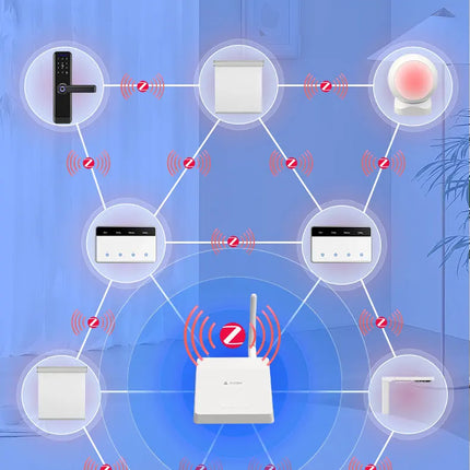 Zemismart Zigbee DIY Name Switch Smart US Touch Light Switch with Horizontal Display Screen Work with Tuya App Alexa Google Home