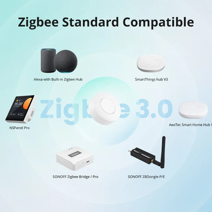 SONOFF SNZB-01P Smart Zigbee Wireless Switch 1-10PCS Smart Scene via eWeLink Two-Way Control with TX Ultimate NSPanel Pro Switch