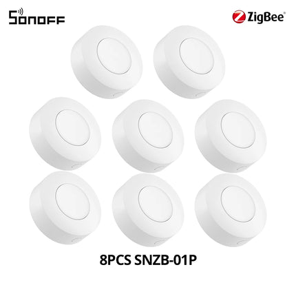 SONOFF SNZB-01P Smart Zigbee Wireless Switch 1-10PCS Smart Scene via eWeLink Two-Way Control with TX Ultimate NSPanel Pro Switch