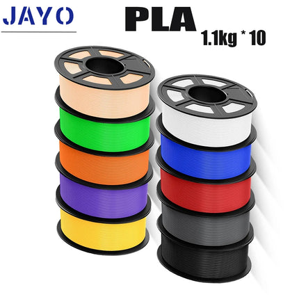JAYO 10 Rolls PLA Plus / PETG / High Speed Matte PLA / PLAFilament 175mm No Bubbles Smooth Multiple Colors Optional for 3D Print