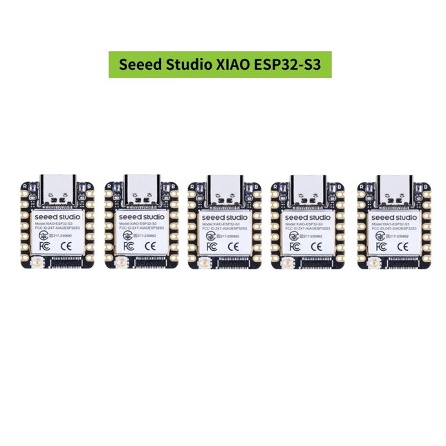 Seeed Studio XIAO ESP32S3 1pc/10pcs Esp32 S3 Dev Board, 2.4GHz Wi-Fi,BLE,Dual-core,4GHz Rod antenna,Battery Charge Supported