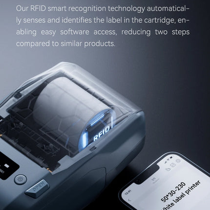 Niimbot M2 Thermal Transfer Label Printer 300 DPI High Definition Wireless 20-50 MM Print Width Label Maker Support Phone/PC