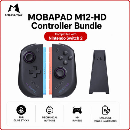 MOBAPAD M12 S/HD Gaming Controller for Nintendo Switch 2 with TMR Sticks, Mechanical Buttons Joypad for Switch2 Console